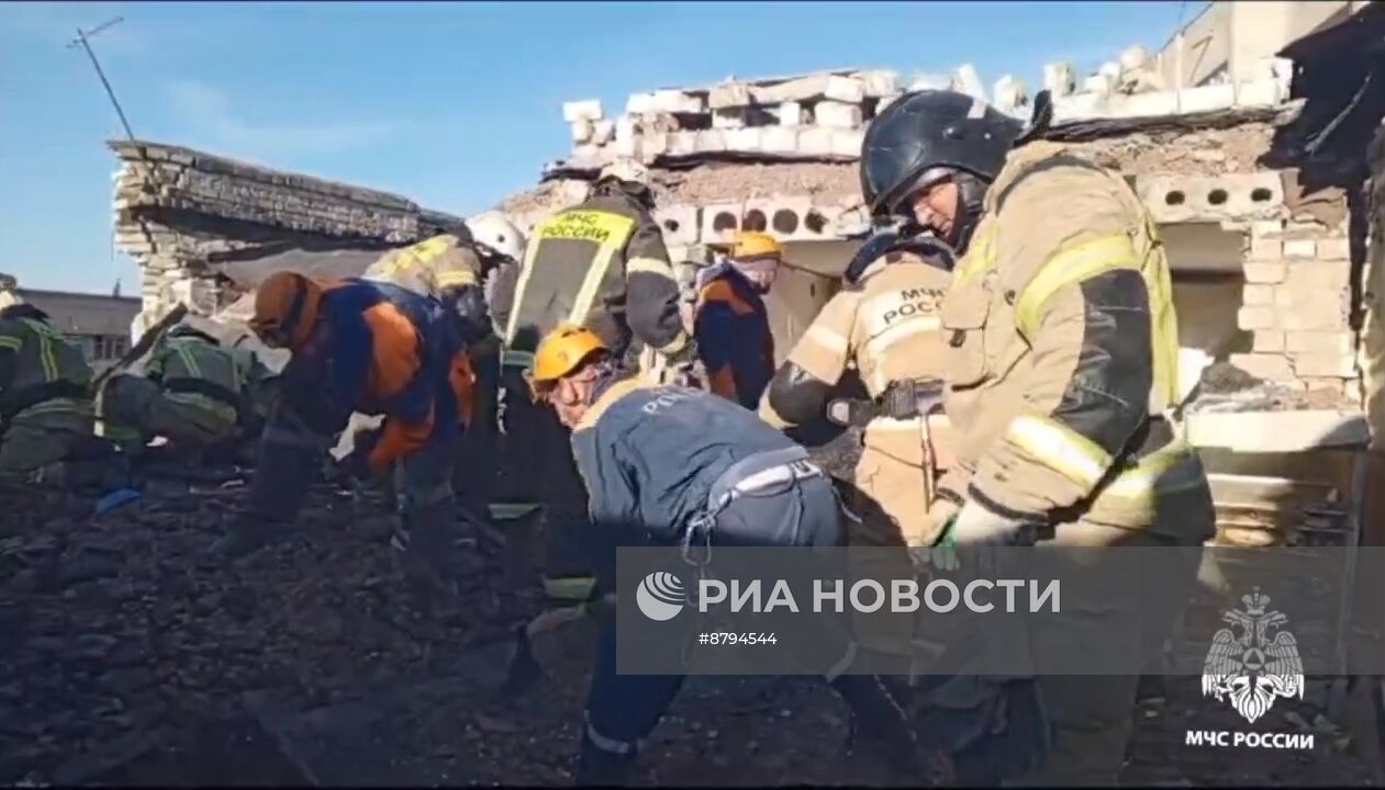 Взрыв газа в жилом доме в Черкесске