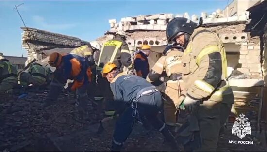 Взрыв газа в жилом доме в Черкесске