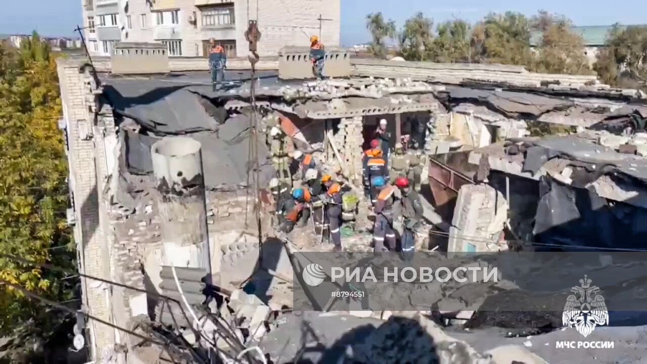 Взрыв газа в жилом доме в Черкесске