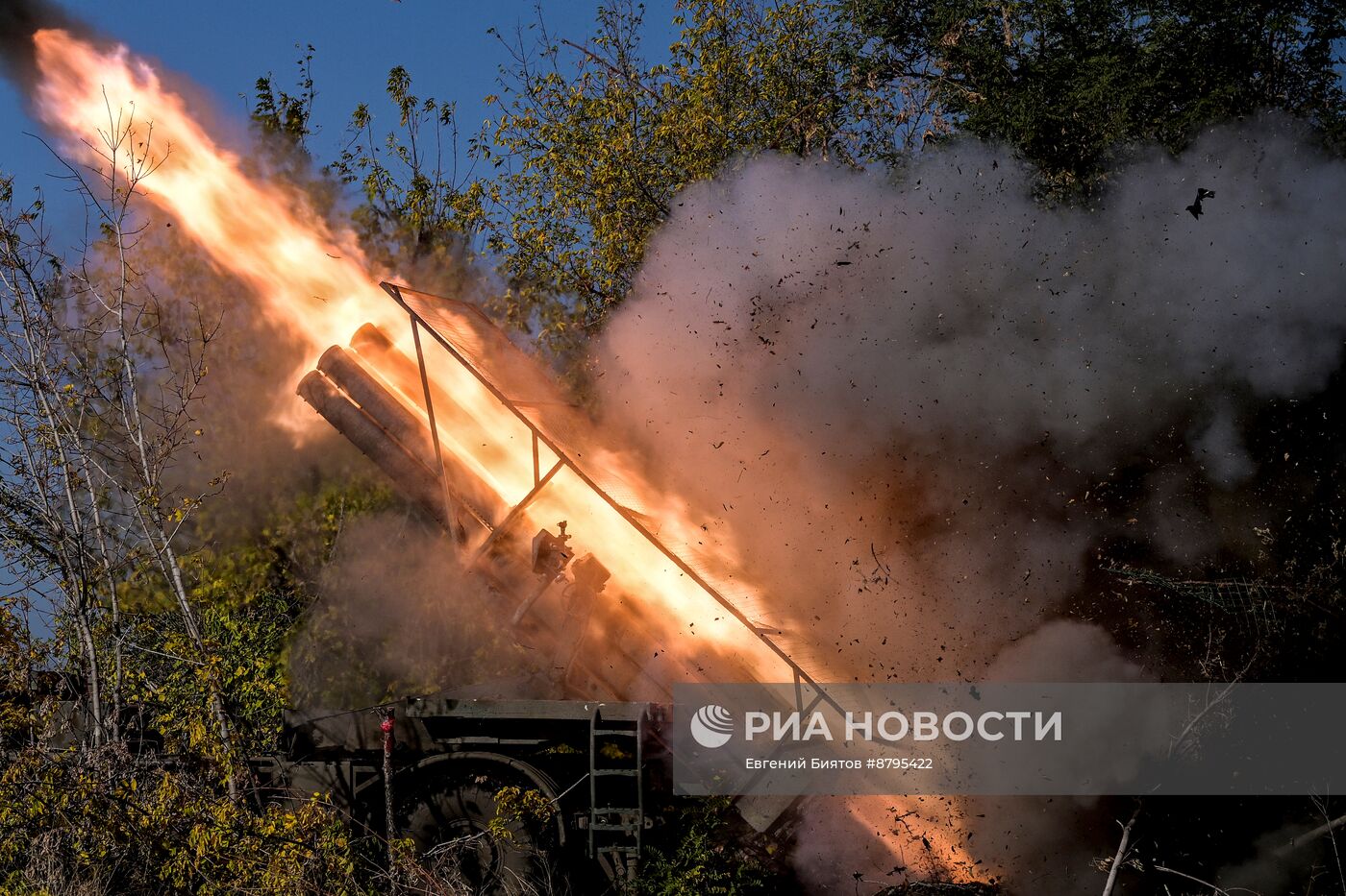 Боевая работа расчета РСЗО "Ураган" ЦВО на Покровском направлении