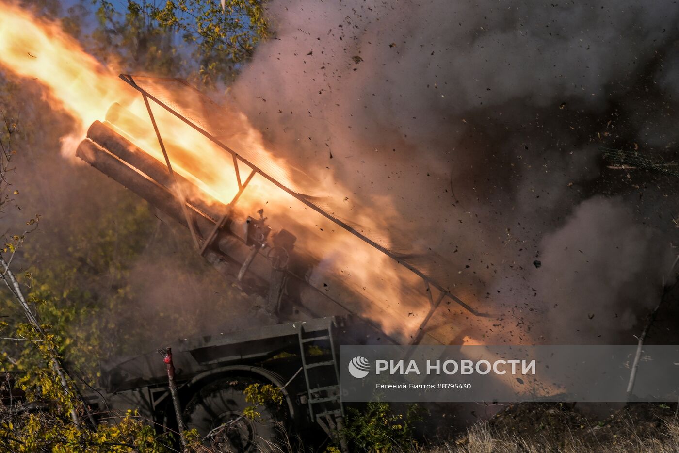 Боевая работа расчета РСЗО "Ураган" ЦВО на Покровском направлении