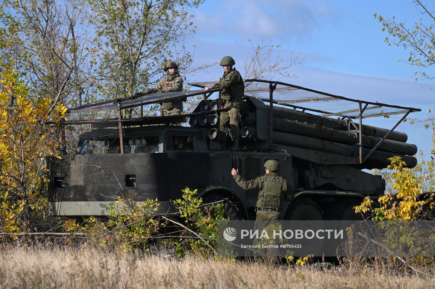 Боевая работа расчета РСЗО "Ураган" ЦВО на Покровском направлении