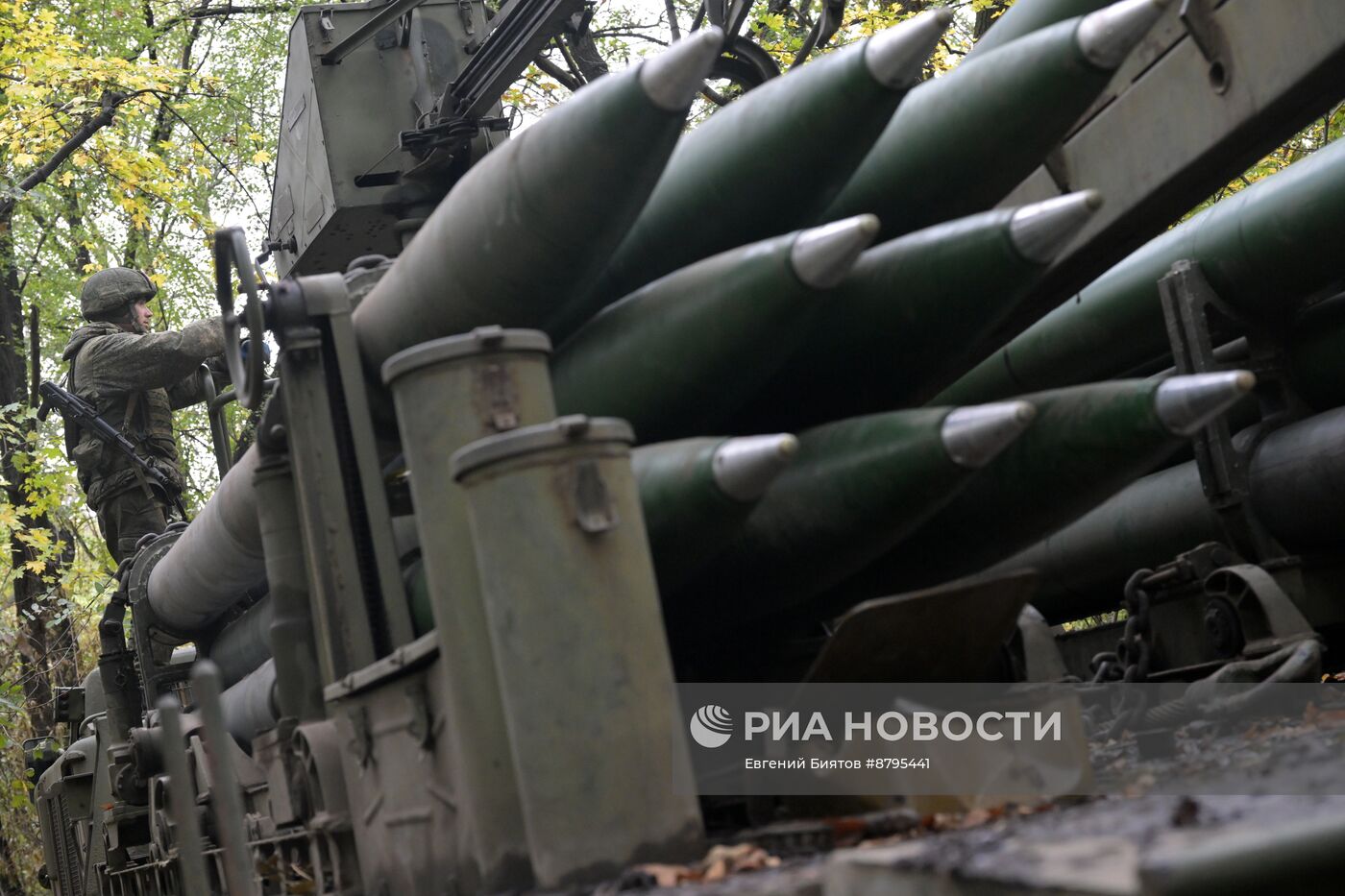 Боевая работа расчета РСЗО "Ураган" ЦВО на Покровском направлении