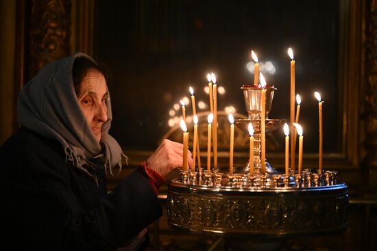 Патриаршее служение в канун праздника Казанской иконы Божией Матери