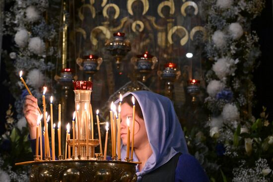 Патриаршее служение в канун праздника Казанской иконы Божией Матери