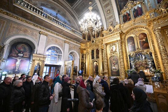 Патриаршее служение в канун праздника Казанской иконы Божией Матери