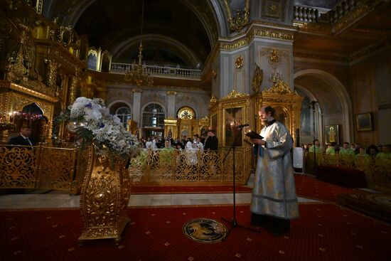 Патриаршее служение в канун праздника Казанской иконы Божией Матери