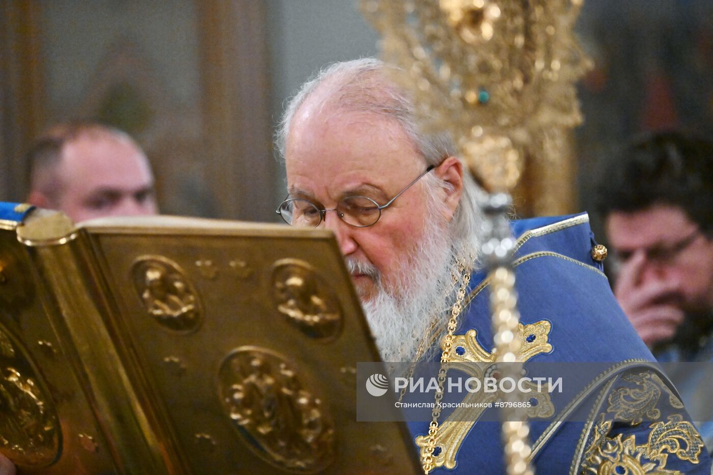 Патриаршее служение в канун праздника Казанской иконы Божией Матери