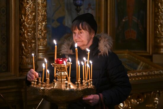 Патриаршее служение в канун праздника Казанской иконы Божией Матери