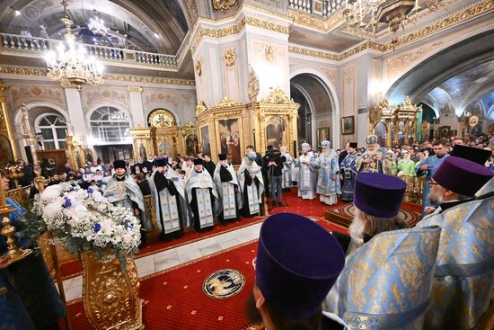 Патриаршее служение в канун праздника Казанской иконы Божией Матери