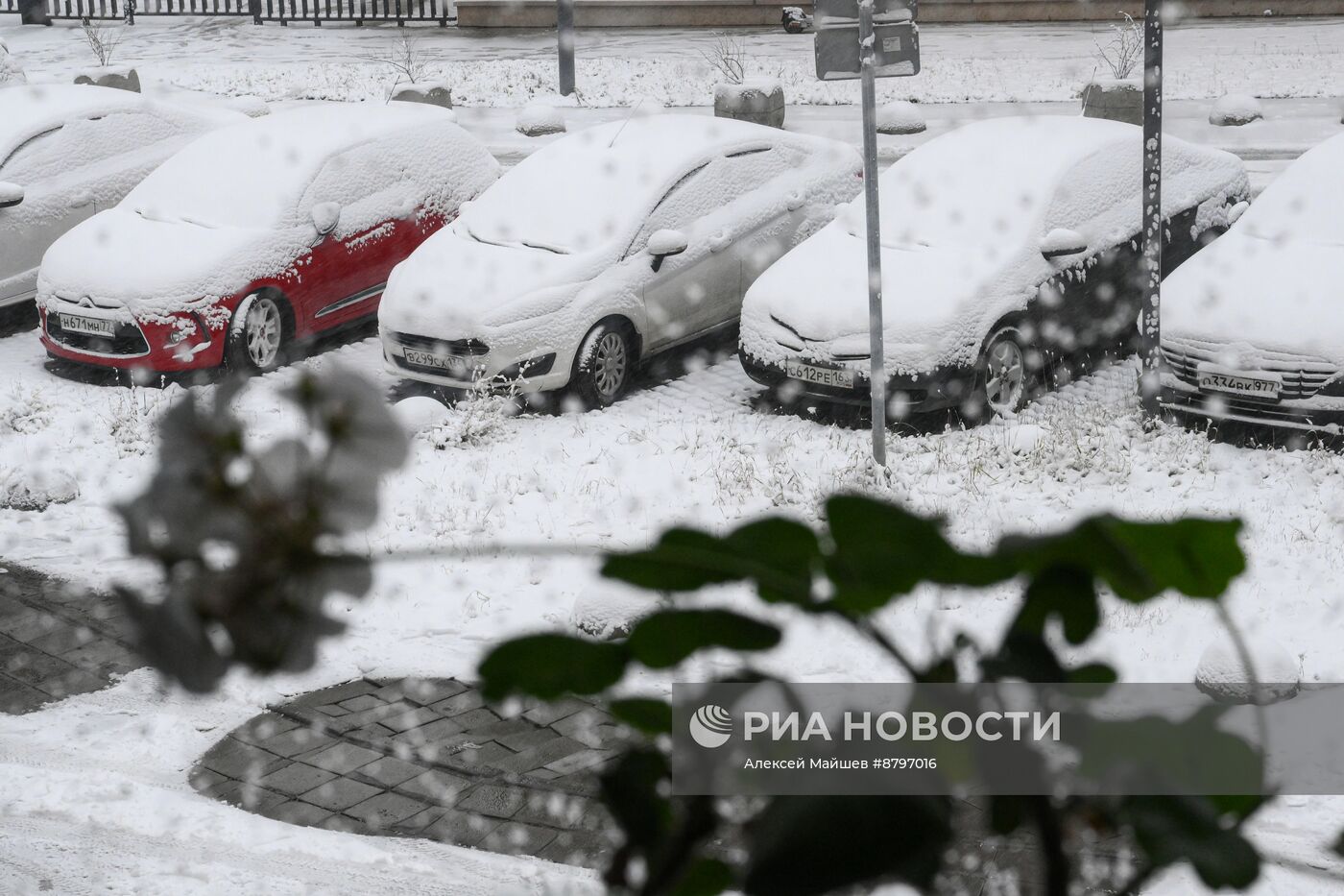 Снег в Москве