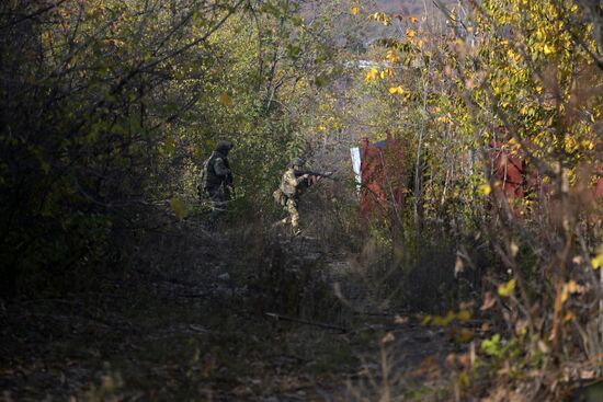 Разведчики батальона "Мантикора" группировки "Центр" в ДНР