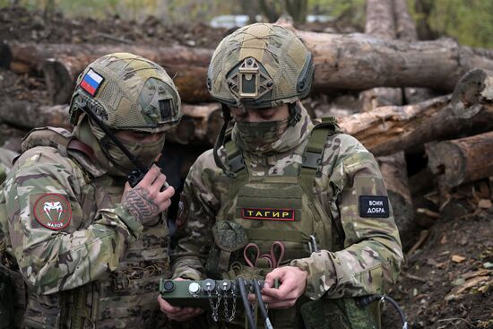 Разведчики 25-й общевойсковой армии группировки войск "Запад"