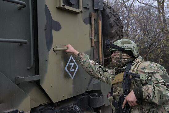 Разведчики 25-й общевойсковой армии группировки войск "Запад"