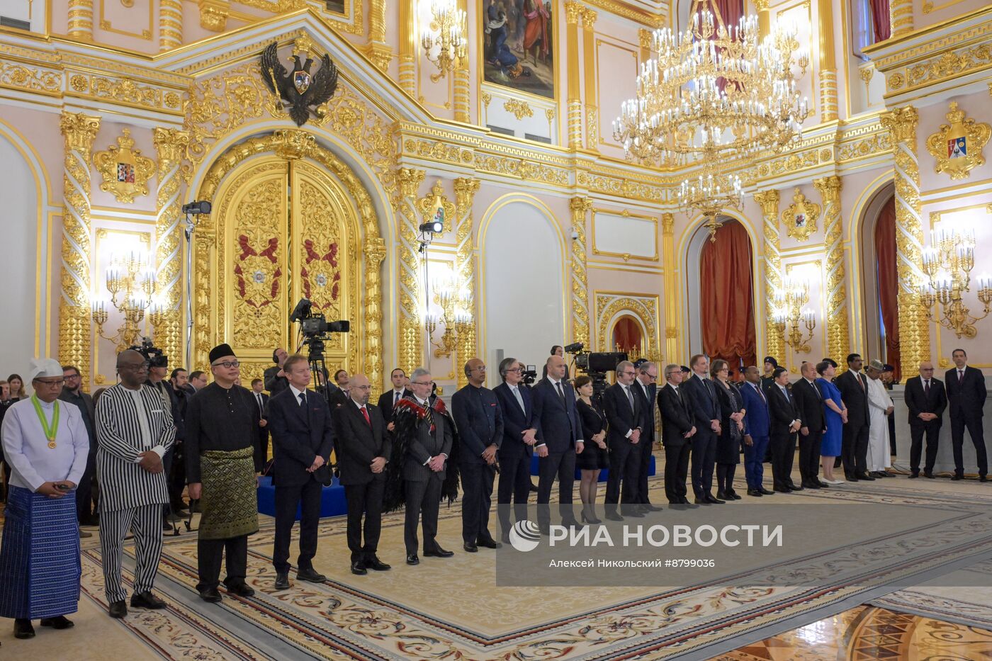 Президент Владимир Путин принял верительные грамоты у вновь прибывших послов иностранных государств