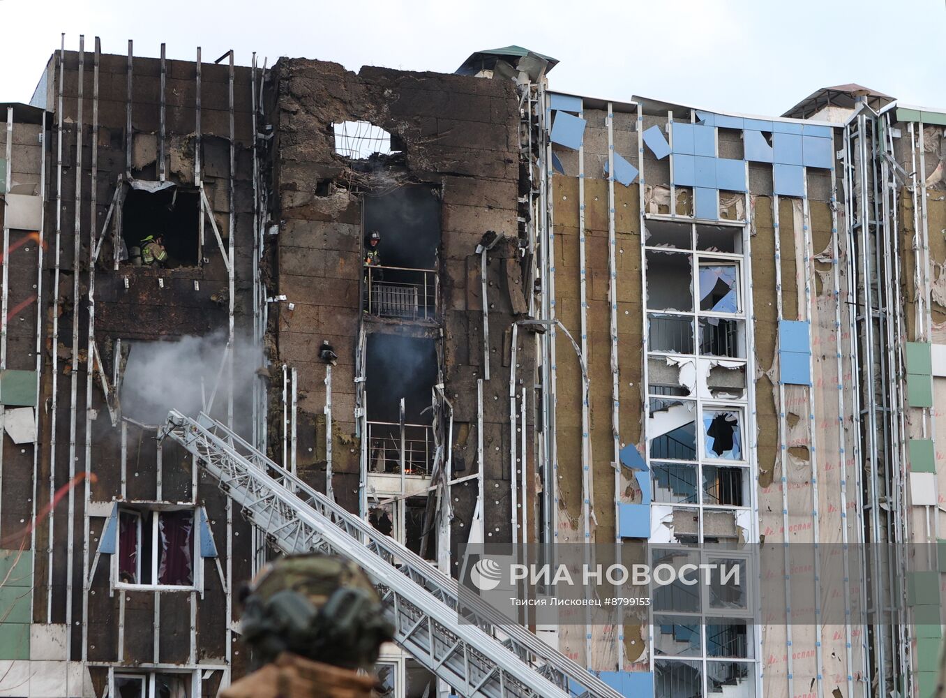 Беспилотник ВСУ попал в жилой дом в Белгороде