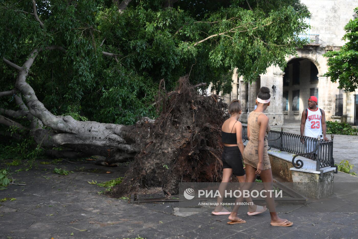 Последствия урагана на Кубе 