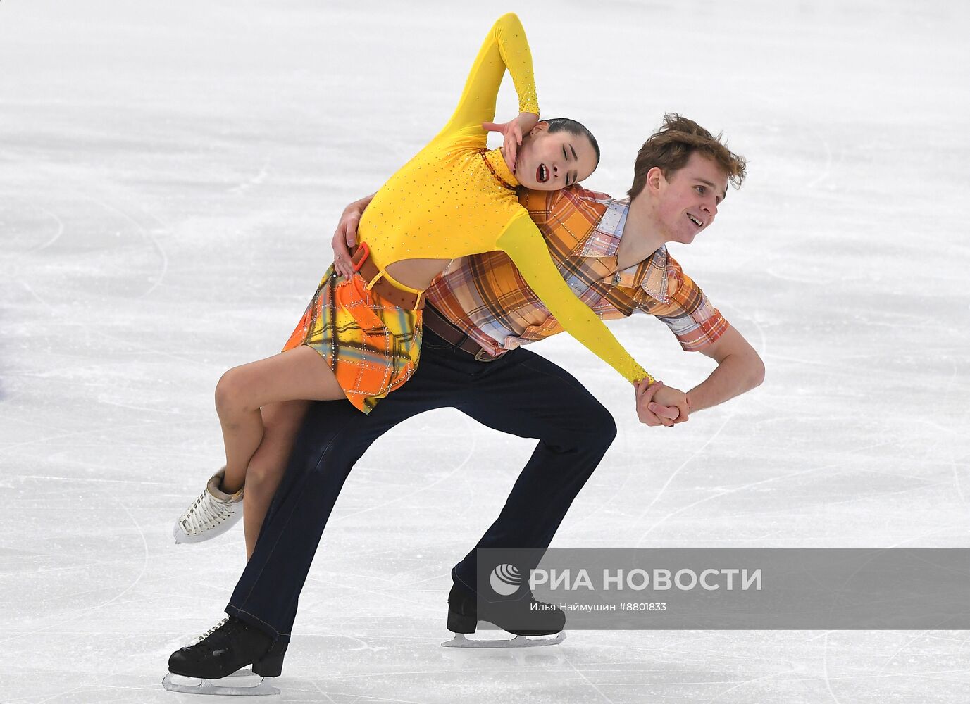 Фигурное катание. Гран-при России. Третий этап. Танцы. Ритмический танец