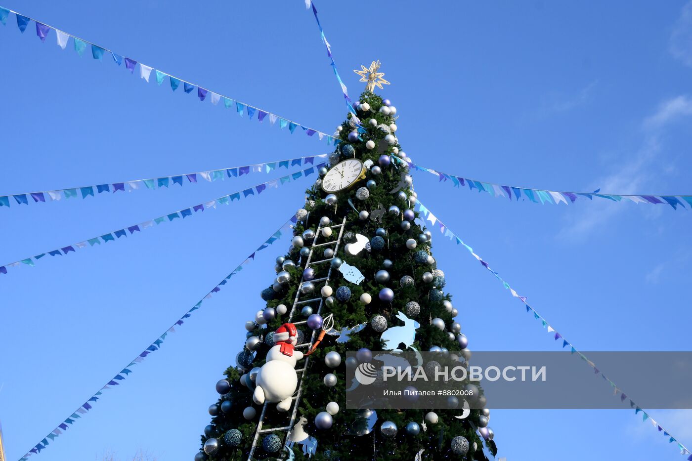 Открытие сезона в Московской усадьбе Деда Мороза