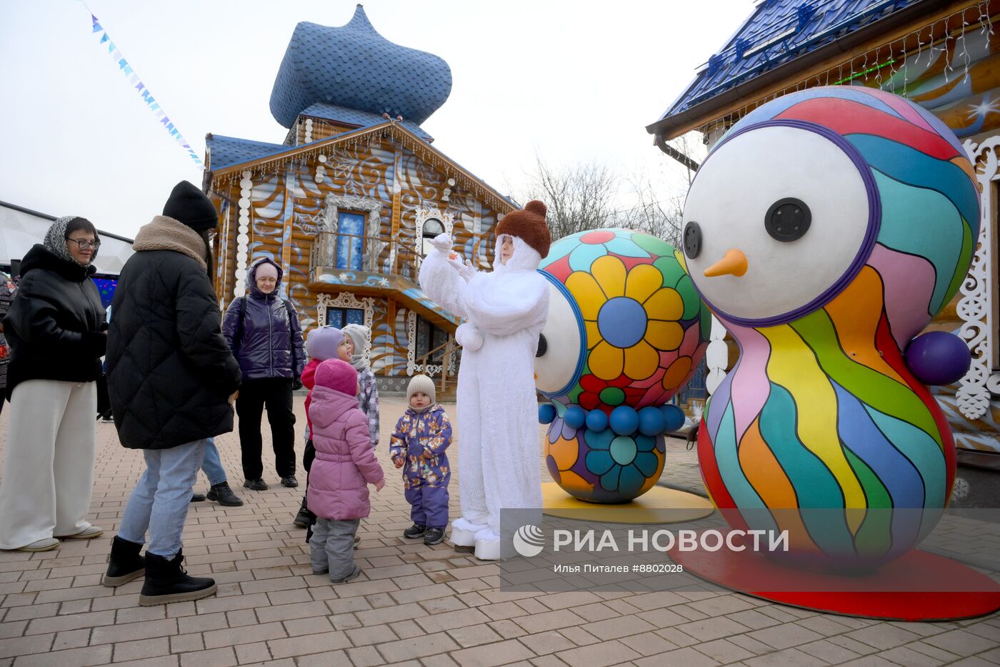 Открытие сезона в Московской усадьбе Деда Мороза