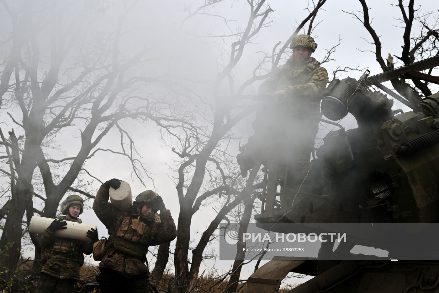 Боевая работа расчета 2С7М "Малка" ЦВО на Красноармейском направлении