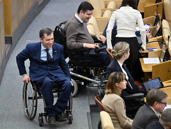 Пленарное заседание Госдумы РФ