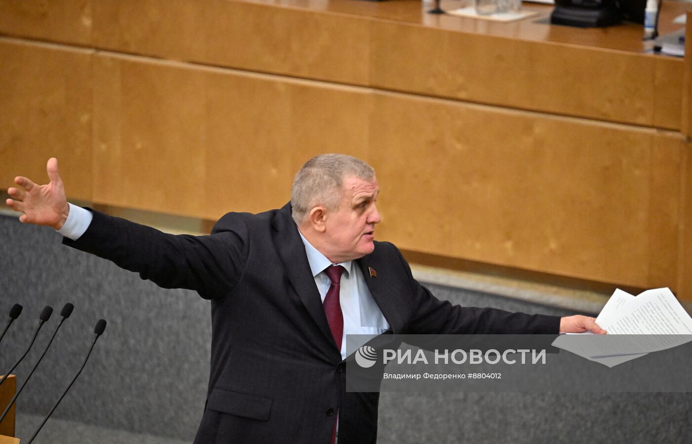 Пленарное заседание Госдумы РФ