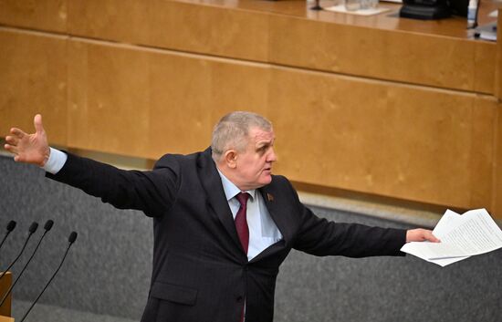 Пленарное заседание Госдумы РФ