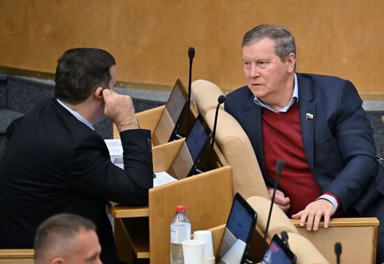 Пленарное заседание Госдумы РФ