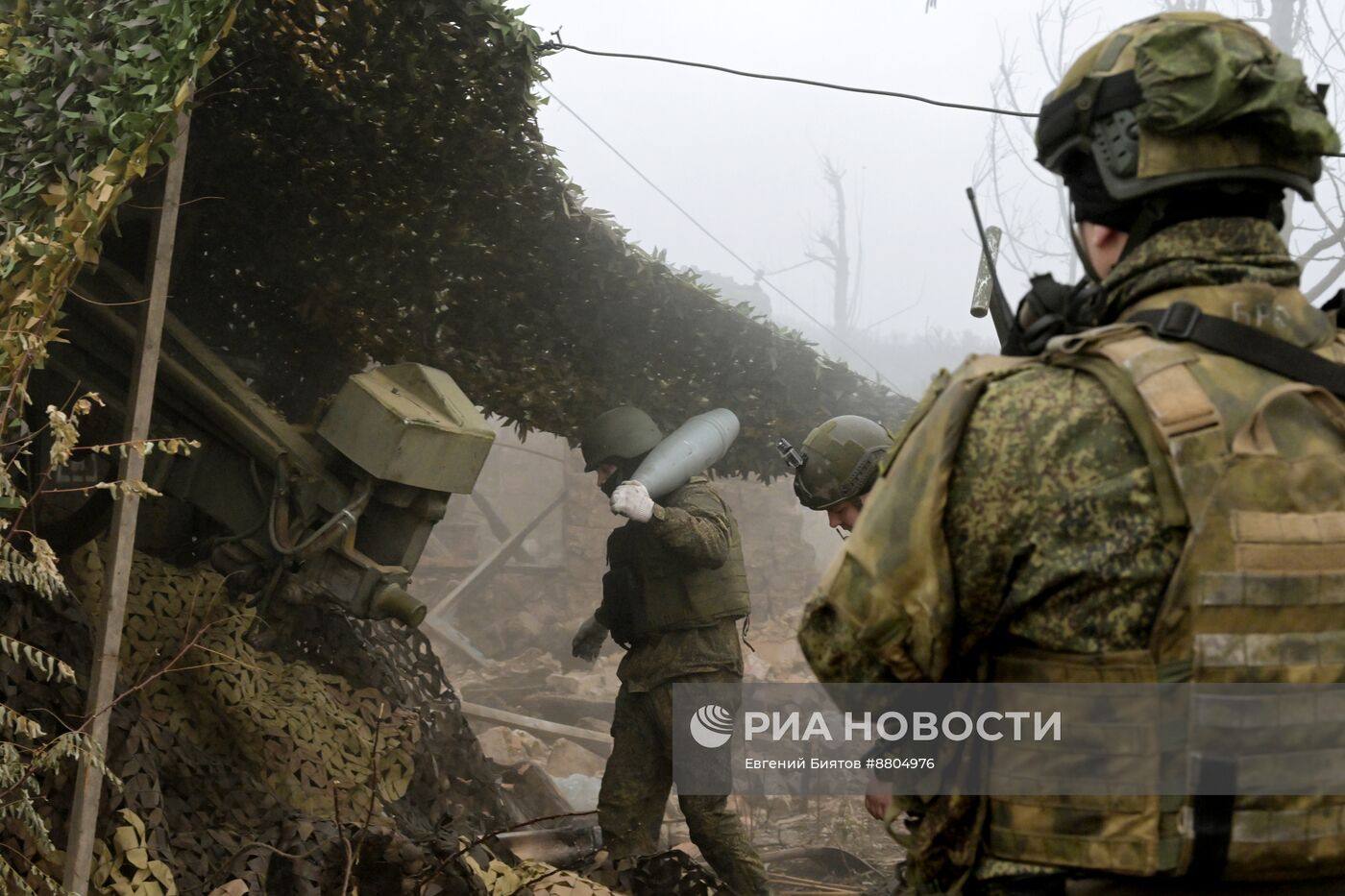 Боевая работа артиллеристов ЦВО на Красноармейском направлении в ДНР