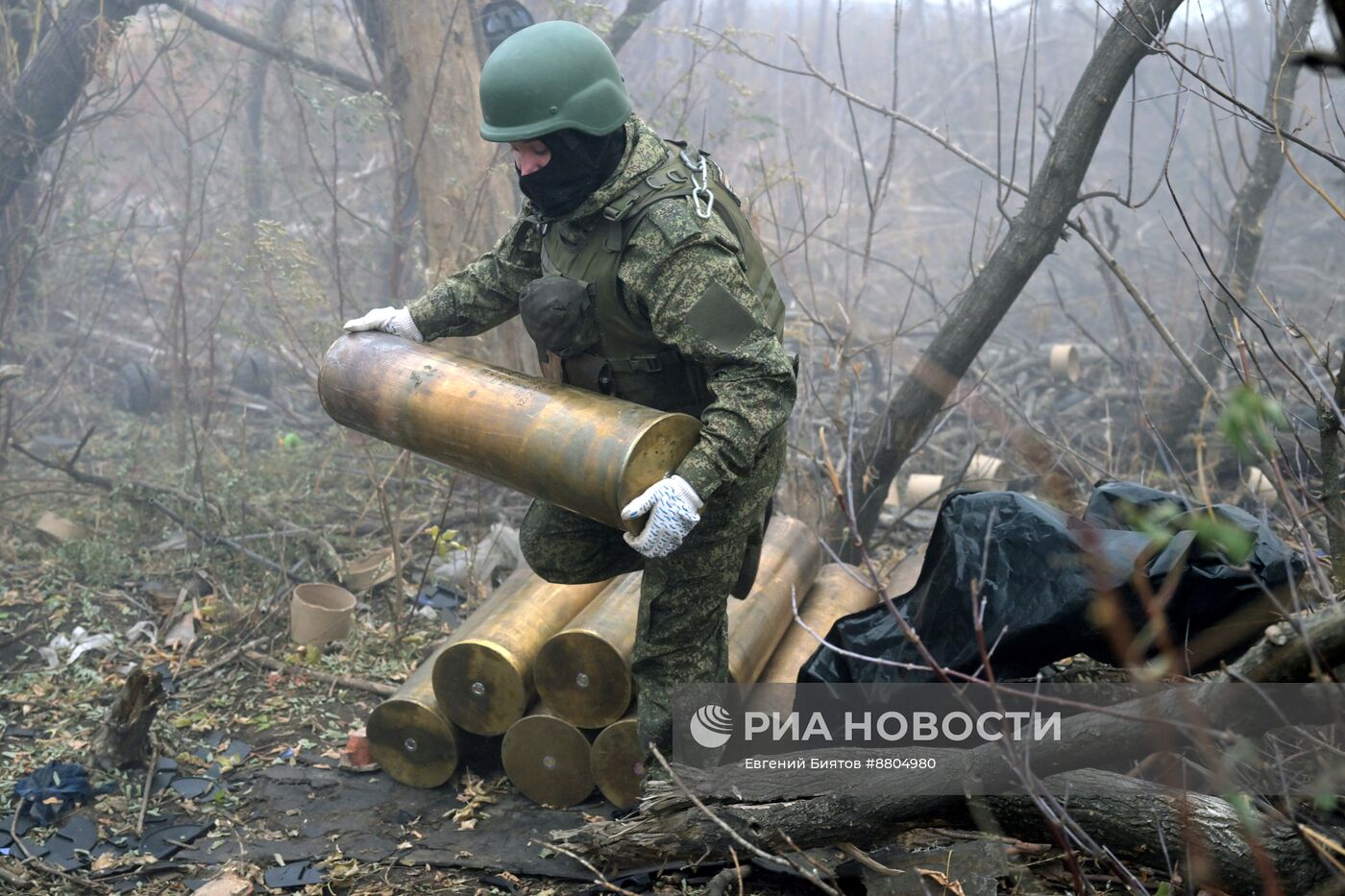 Боевая работа артиллеристов ЦВО на Красноармейском направлении в ДНР