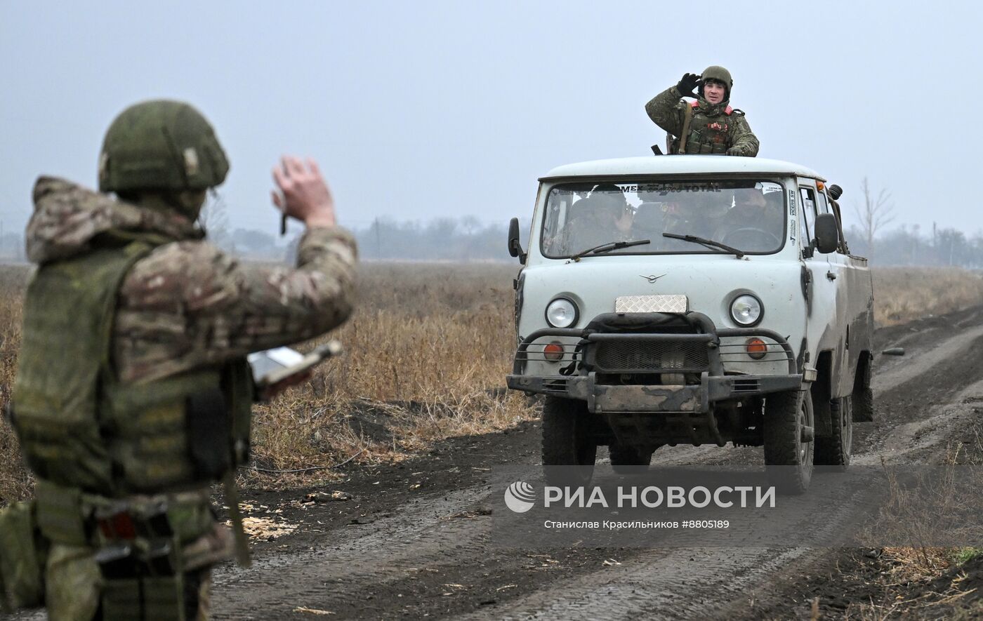 Боевая работа РСЗО "Град" группировки "Центр" на Красноармейском направлении СВО