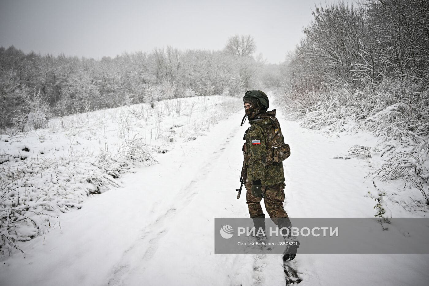 Военнослужащие батальонно-тактической группы "Каштана" спецназа "Ахмат"