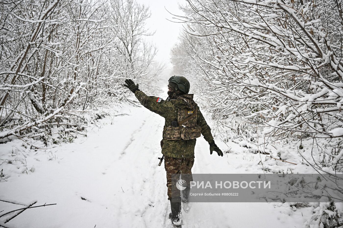 Военнослужащие батальонно-тактической группы "Каштана" спецназа "Ахмат"