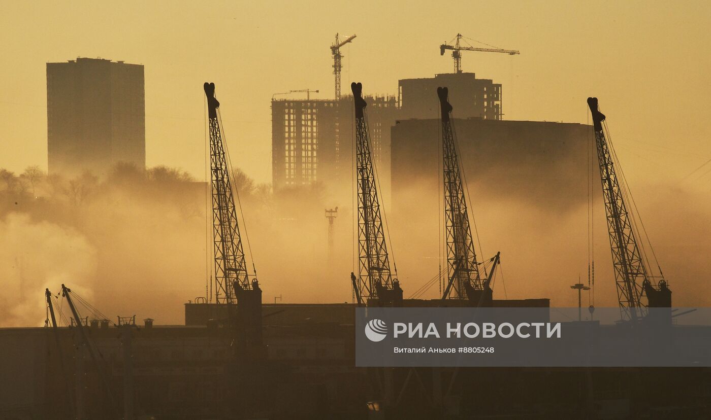 Туман во Владивостоке 