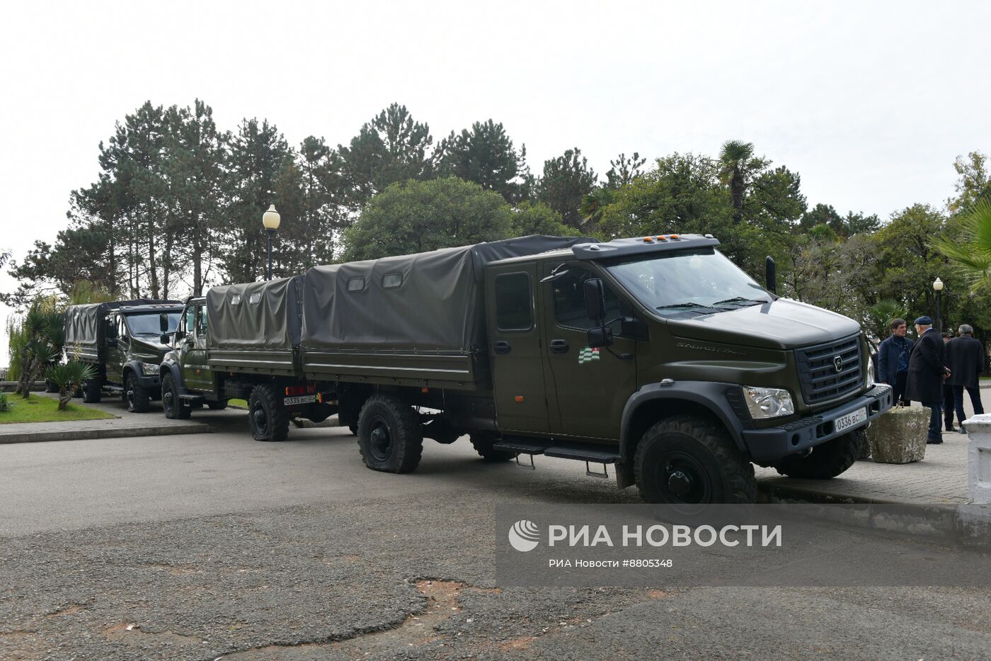 Обстановка у парламента Абхазии