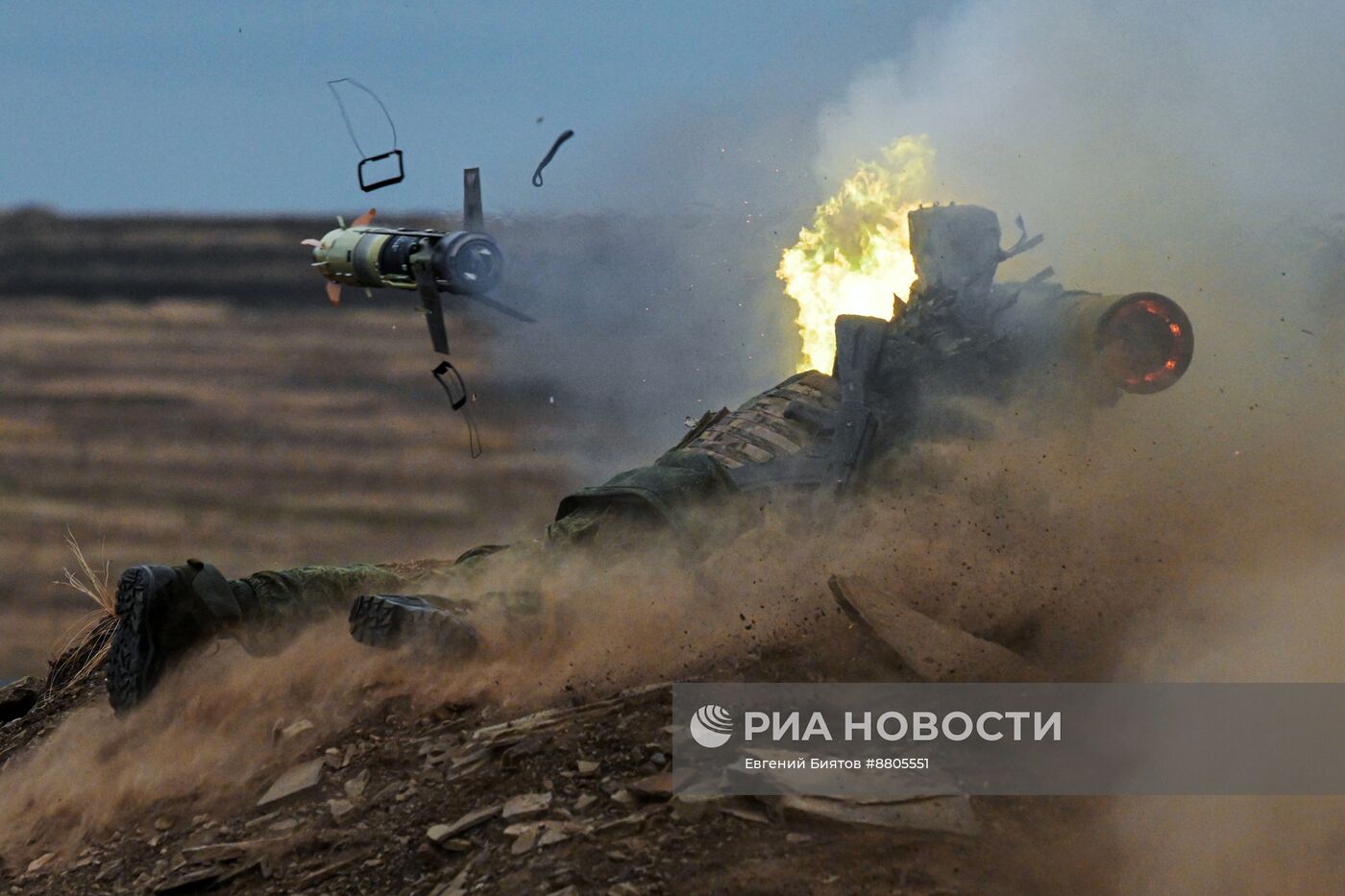 Подготовка расчетов ПТУР 30-й мотострелковой бригады Центрального военного округа