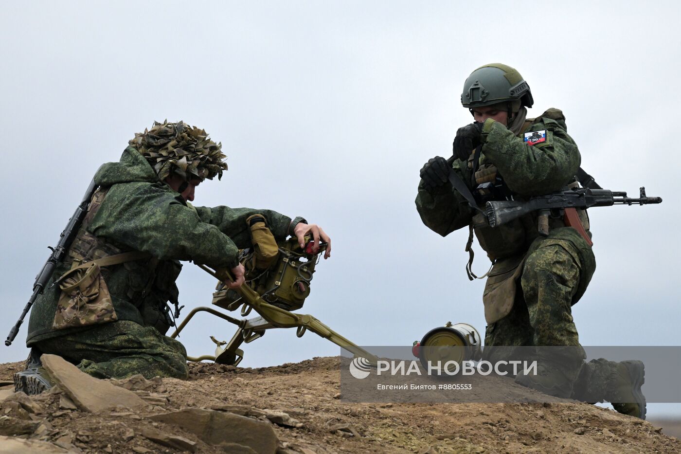 Подготовка расчетов ПТУР 30-й мотострелковой бригады Центрального военного округа