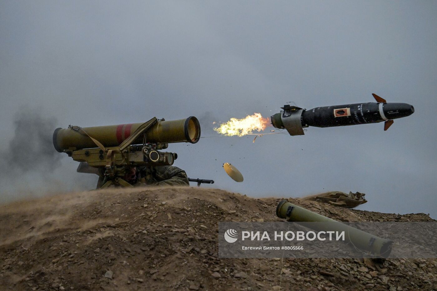 Подготовка расчетов ПТУР 30-й мотострелковой бригады Центрального военного округа