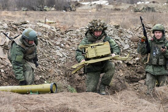 Подготовка расчетов ПТУР 30-й мотострелковой бригады Центрального военного округа