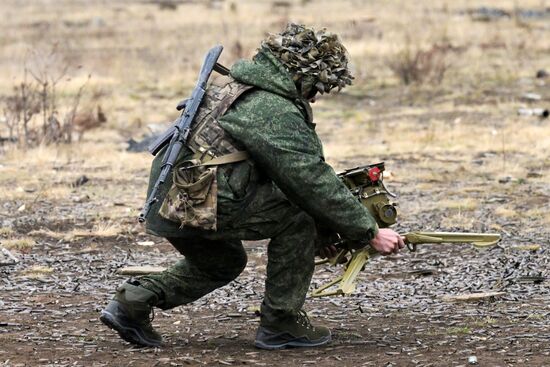 Подготовка расчетов ПТУР 30-й мотострелковой бригады Центрального военного округа