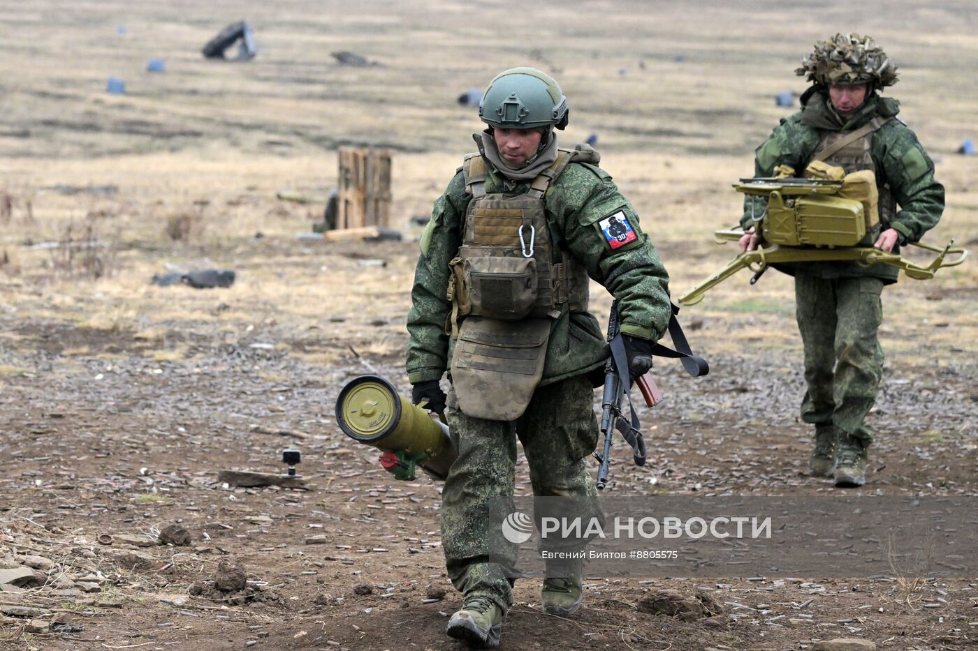 Подготовка расчетов ПТУР 30-й мотострелковой бригады Центрального военного округа