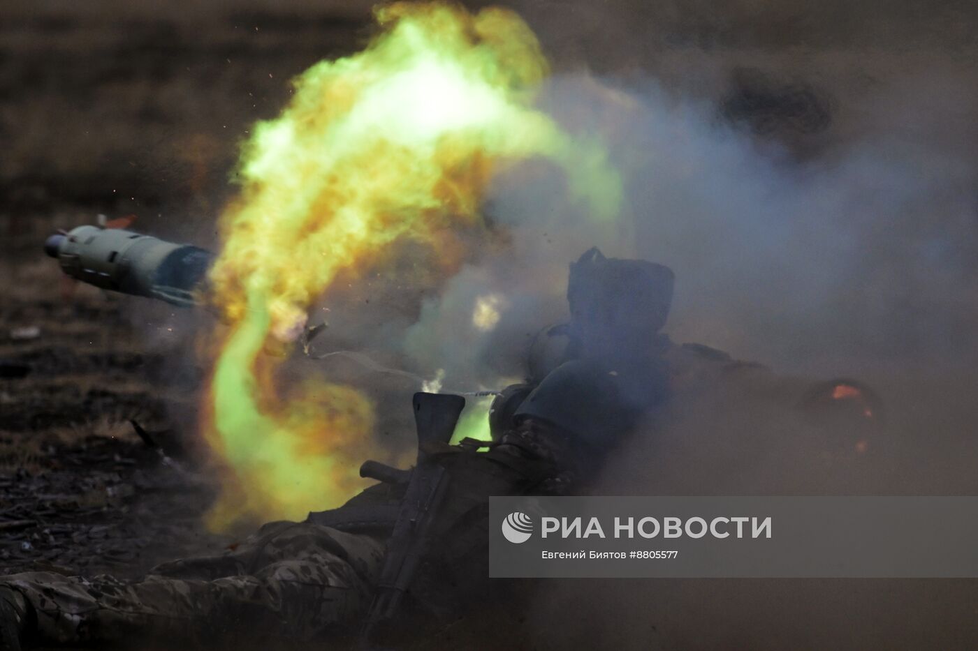 Подготовка расчетов ПТУР 30-й мотострелковой бригады Центрального военного округа