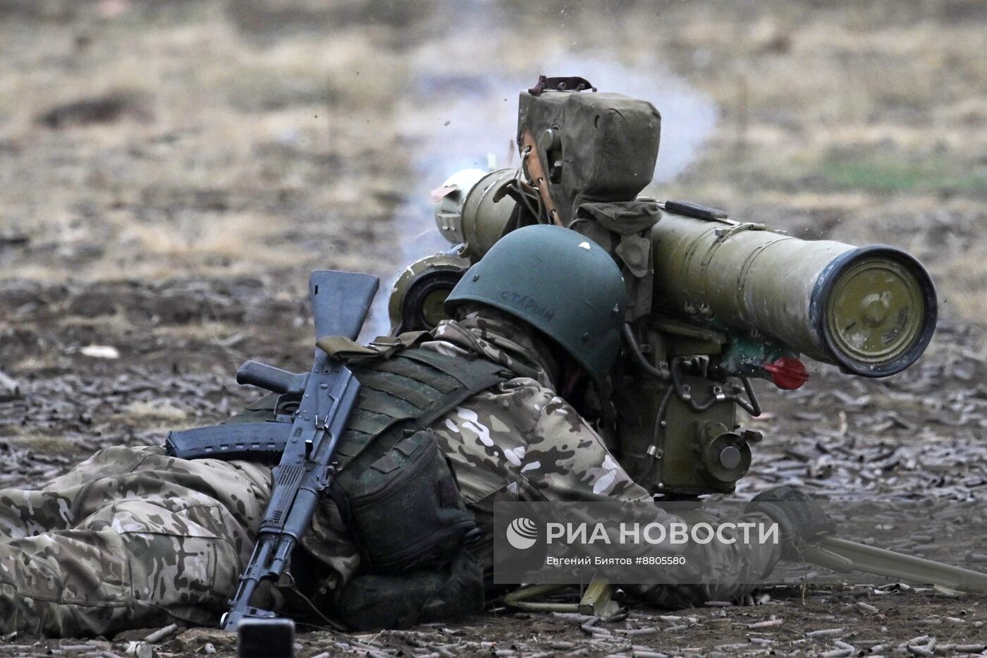 Подготовка расчетов ПТУР 30-й мотострелковой бригады Центрального военного округа