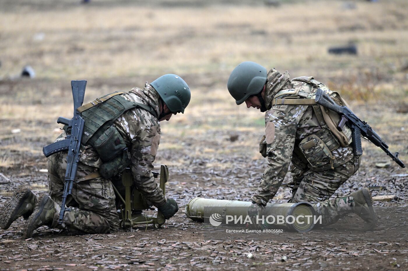 Подготовка расчетов ПТУР 30-й мотострелковой бригады Центрального военного округа