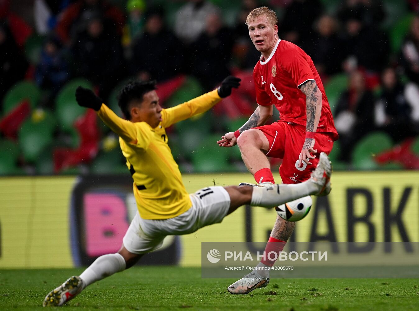 Футбол. Товарищеский матч Россия – Бруней