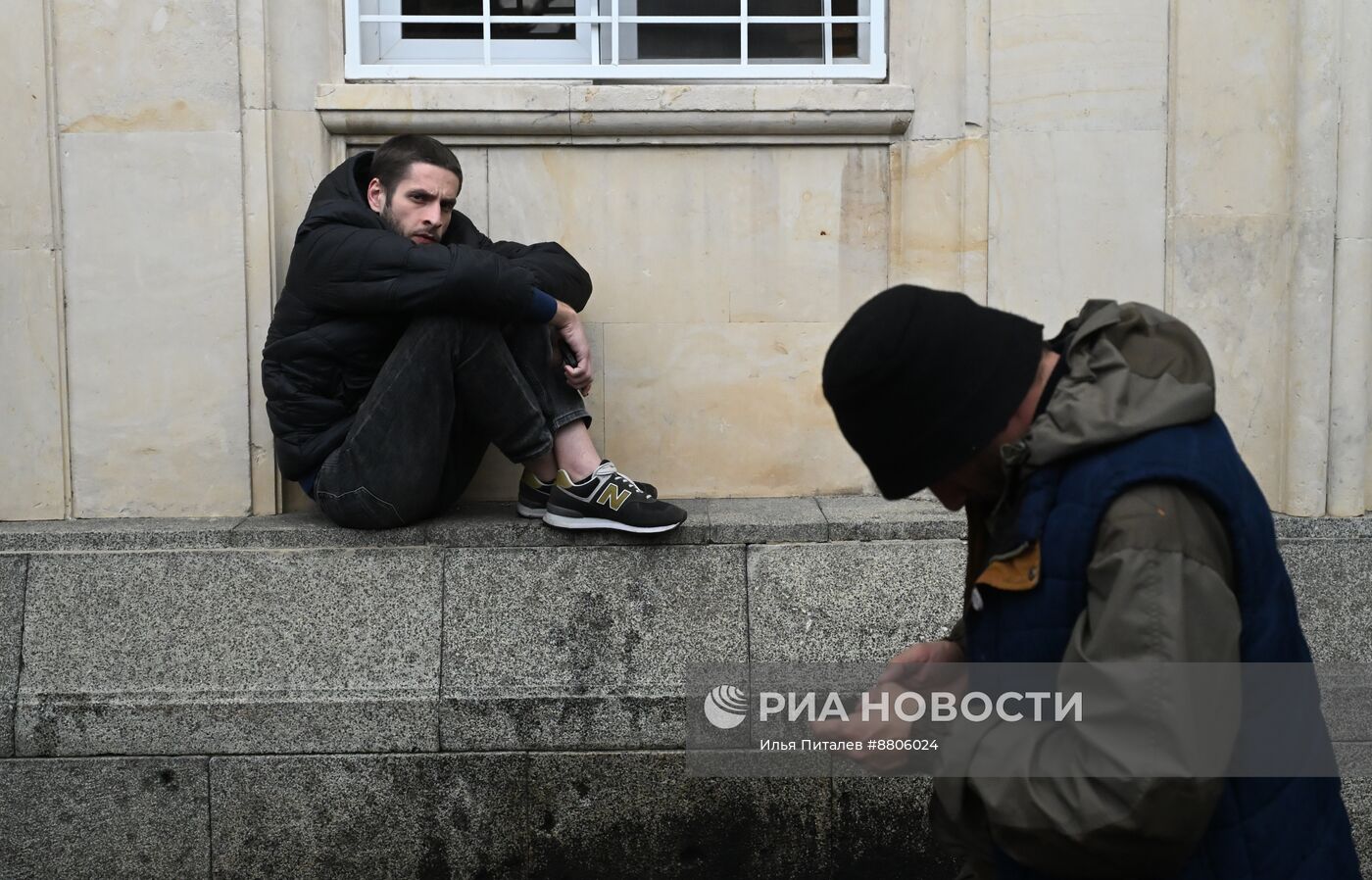 Акция протеста абхазской оппозиции в Сухуме