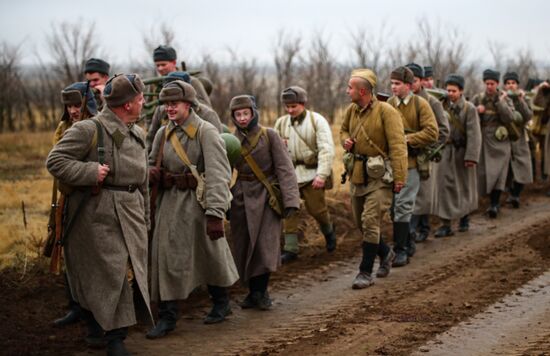 Военно-историческая реконструкция "Переломный Сталинград" в Волгоградской области