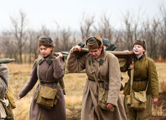 Военно-историческая реконструкция "Переломный Сталинград" в Волгоградской области