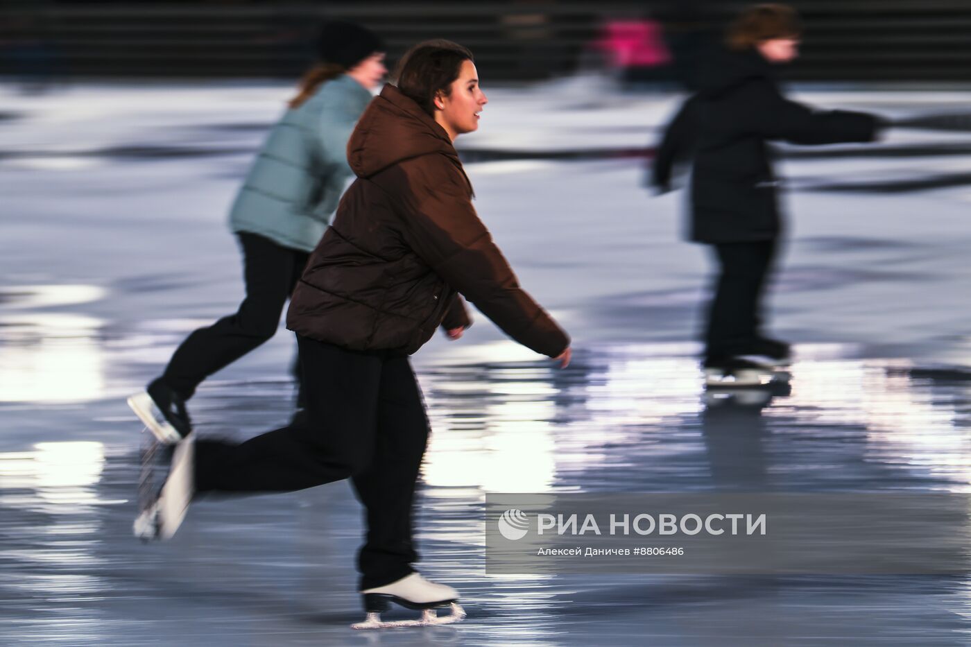 Открытие катка на Новой Голландии в Санкт-Петербурге